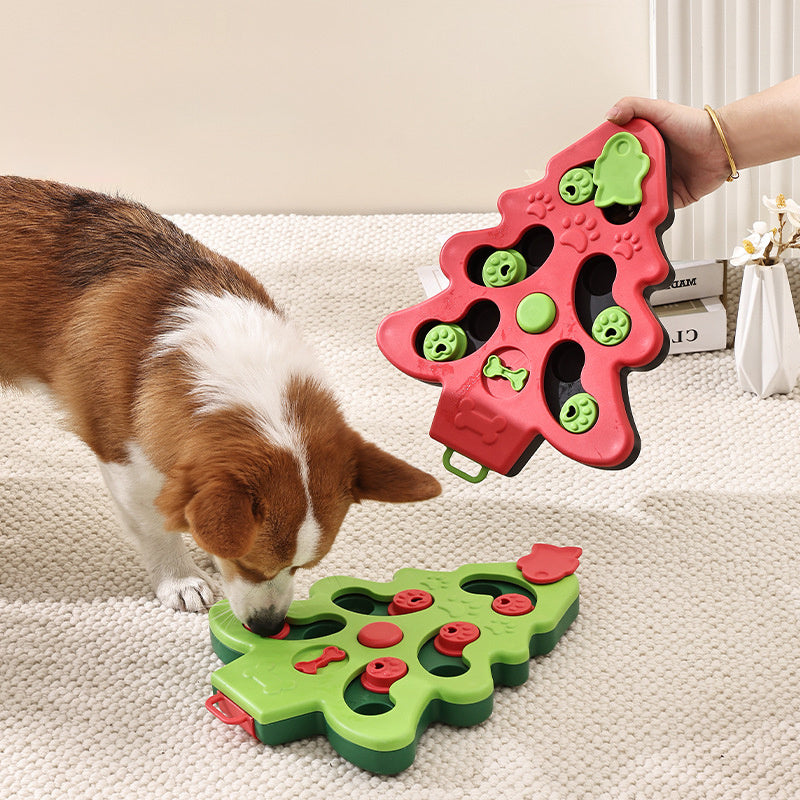 Engage Your Pet with the Interactive Dog Puzzle Toys Christmas Tree